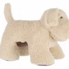 J line Deurstopper Hond 70x40x47cm - polyester - beige