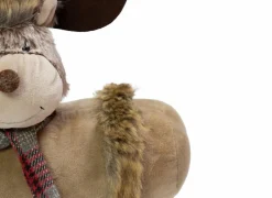 Deurstopper Rudolf 30x88cm - stof - multicolor