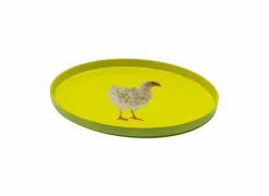 Dienblad Kip 28x17cm - kunststof - groen