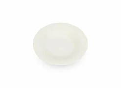 Bonbistro Diep bord Retro Ø23,5x4cm - porselein - ivoor