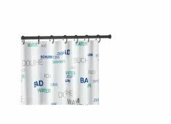 Douchestang 70/115cm zwart