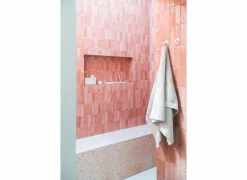 Brabantia Douchewissers ReNew met deurhaak 24x26cm - silicone - soft beige