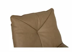 Draaifauteuil A8036 75x90x87cm - leder - cognac