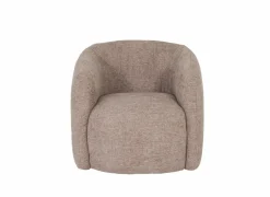 Draaifauteuil Alken 87x87x77cm - stof - roze