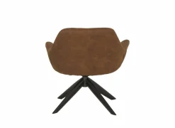 Draaifauteuil Catalano 80x75x78cm - stof - cognac