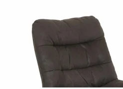 Draaifauteuil Copain 70x74x87cm - microvezel - bruin