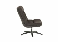 Draaifauteuil Copain 70x74x87cm - microvezel - bruin
