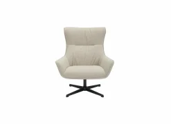 Draaifauteuil Crucible 85x83x103cm - stof crème