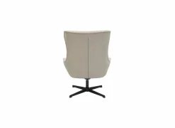 Draaifauteuil Crucible 85x83x103cm - stof crème