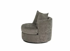 Draaifauteuil Dynamo 93,5x88x84cm - stof - donkergrijs