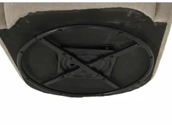 Draaifauteuil Gela 85x95x80cm - stof - lichtbruin