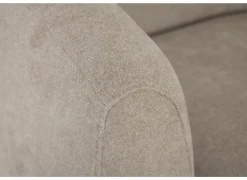 Draaifauteuil Gela 85x95x80cm - stof - lichtbruin