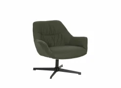Draaifauteuil Grupetto 80,5x83x77cm - stof - groen