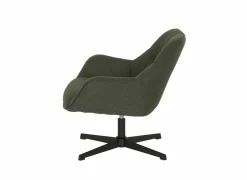 Draaifauteuil Grupetto 80,5x83x77cm - stof - groen