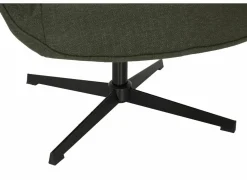 Draaifauteuil Grupetto 80,5x83x77cm - stof - groen