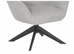 Draaifauteuil Oceano 72x80x98cm - stof greige