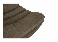 Draaifauteuil Pole Pole 82x92x100cm - stof - bruin