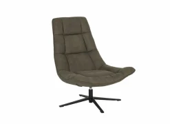 Draaifauteuil Slow 100x82x93cm - stof - groen