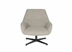 Draaifauteuil Tauris 78x90x82cm - stof - beige