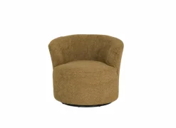 Draaifauteuil Vasto 83x80x71cm - stof - oker