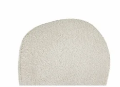 Draaistoel Adrian 60x58x86cm - polyester - wit