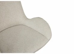 Draaistoel Augure stof wit