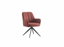 Draaistoel Bonzo 59x58x88cm - stof - rood