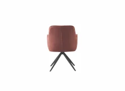 Draaistoel Bonzo 59x58x88cm - stof - rood