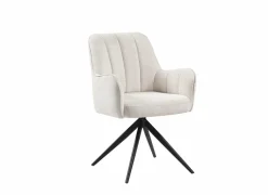 Draaistoel Bonzo 59x58x88cm - stof - wit