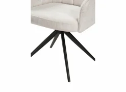 Draaistoel Bonzo 59x58x88cm - stof - wit