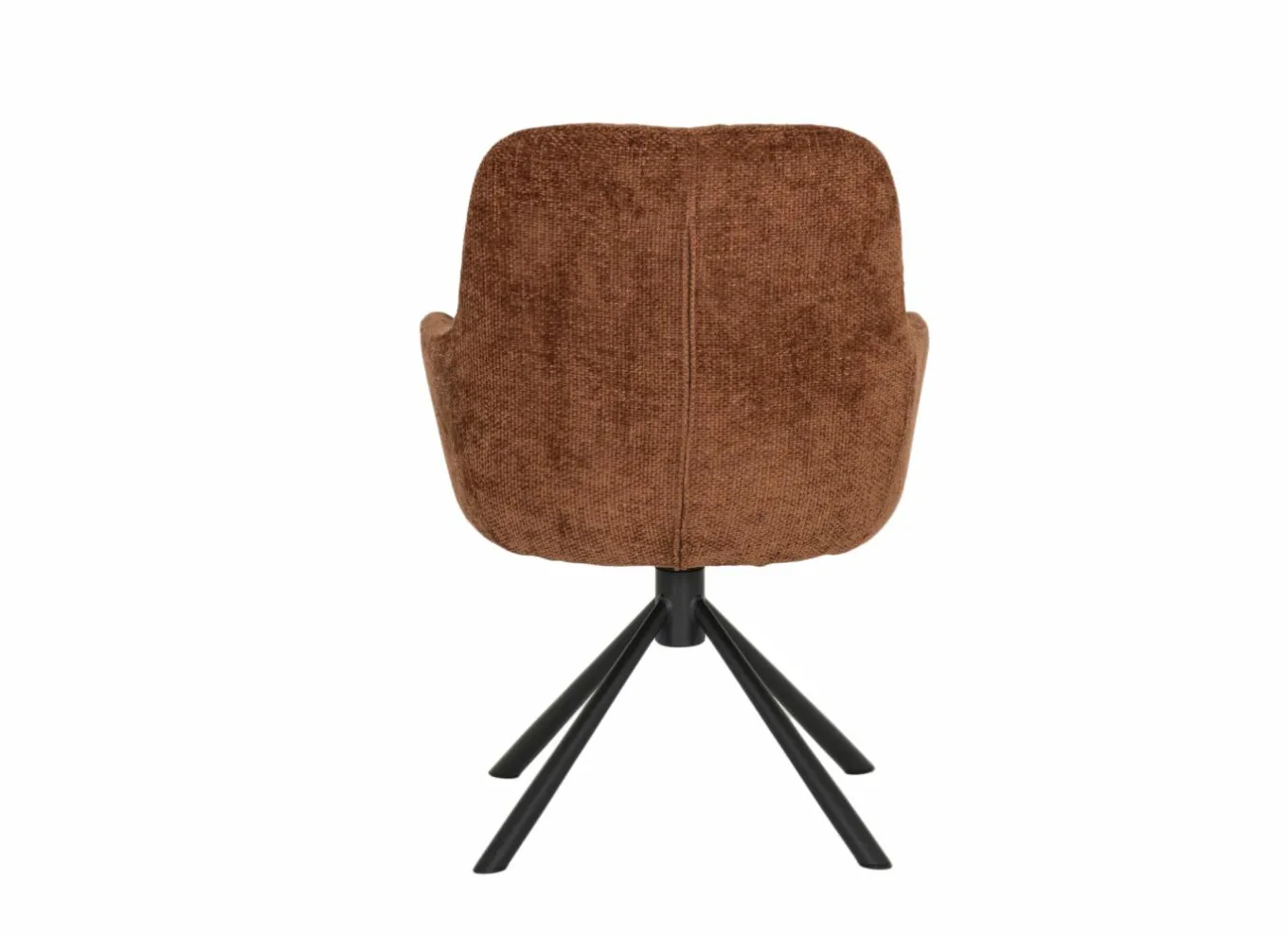 Draaistoel Jump 47x60x88cm - stof - oranje