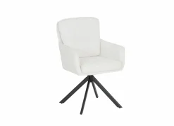 Draaistoel Kingsley 60x65x92,5cm - polyestervezel - beige