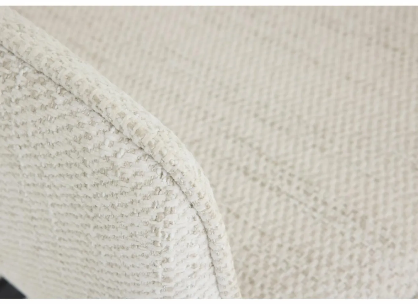 Draaistoel Kingsley 60x65x92,5cm - polyestervezel - beige