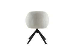 Draaistoel Mayday 60x61,5x80cm - polyestervezel - wit