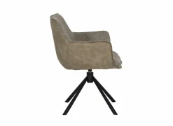 Draaistoel Orfeo 64x66,5x84,5cm - polyestervezel - beige