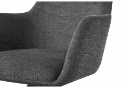 Draaistoel Sirius 57x60x83cm - stof - antraciet