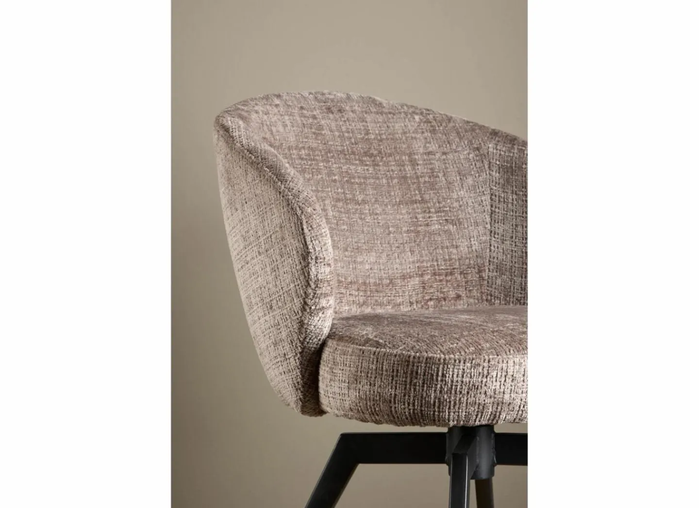 Draaistoel stof - bruin