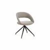 Draaistoel Yara 47,5x59,5x84,5cm - stof - grijs