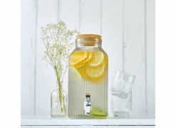 Cosy & Trendy Drankdispenser Raya 3,35L - glas - grijs