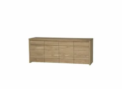 Dressoir Amarillo  225cm - eik massief & decor - naturel