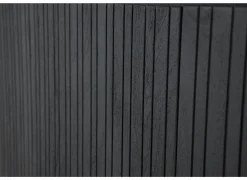 Dressoir Aquilano 225cm - acacia massief - zwart