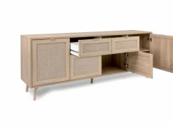 Dressoir Bali 180cm - melamine - sonoma eik