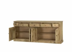 Dressoir Capriccio 237cm  - mango massief - naturel