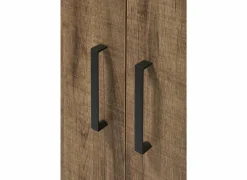 Dressoir 226cm - decor - bruin & zwart