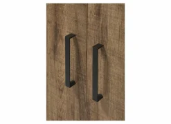 Dressoir 184cm - decor - bruin & zwart