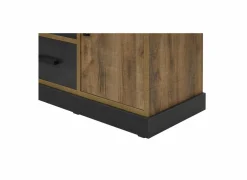Dressoir 184cm - decor - bruin & zwart