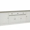 Dressoir 259cm - decor - lariks & bruine eik