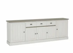 Dressoir 259cm - decor - lariks & bruine eik