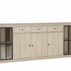 Dressoir 250cm - decor - natuurlijke olm