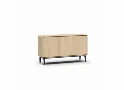Dressoir 163cm - melamine - brushed sand oak nature
